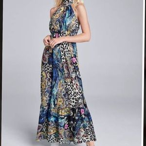 Venus High Neck Beach Maxi